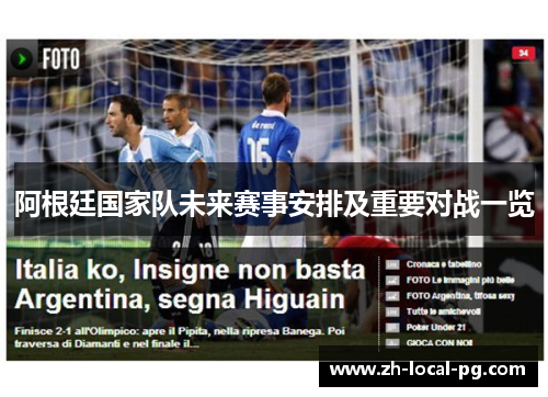阿根廷国家队未来赛事安排及重要对战一览